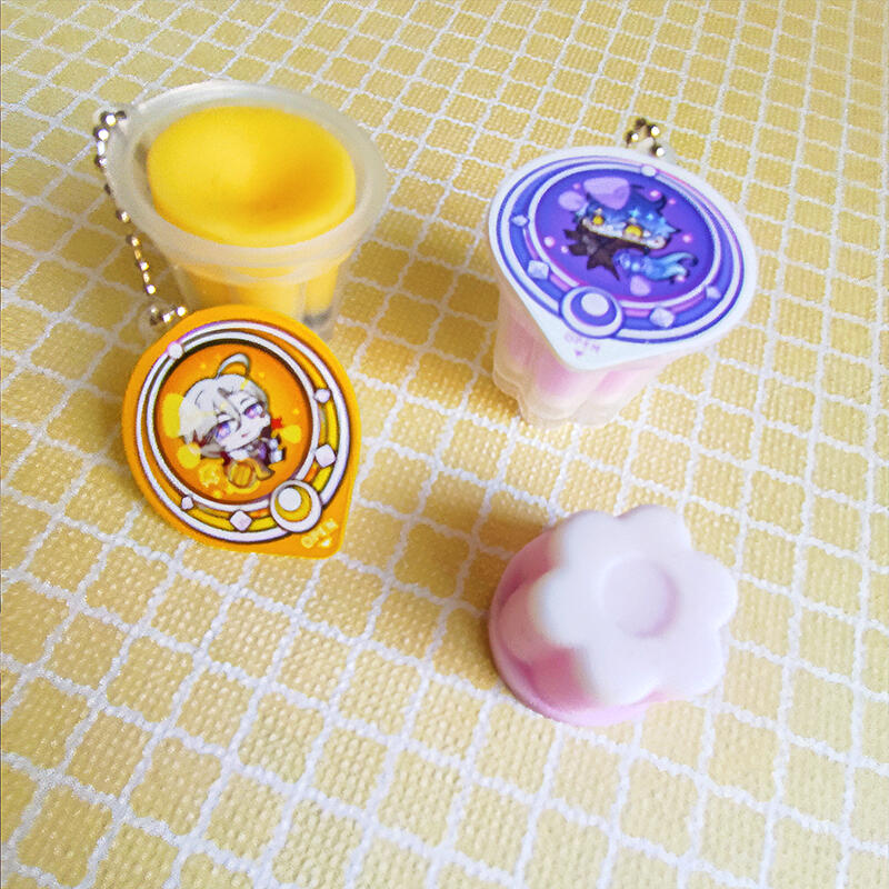 Pudding Keychains Genshin Impact