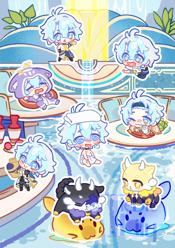 Sticker Collection Book Honkai Star Rail